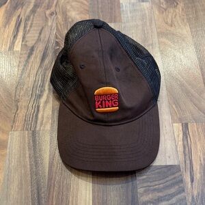 Burger King Brown and Black Trucker Hat